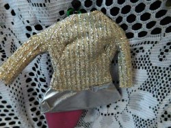 silver dress